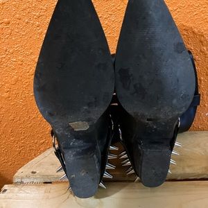 Black Foxblood Cowboy style boots